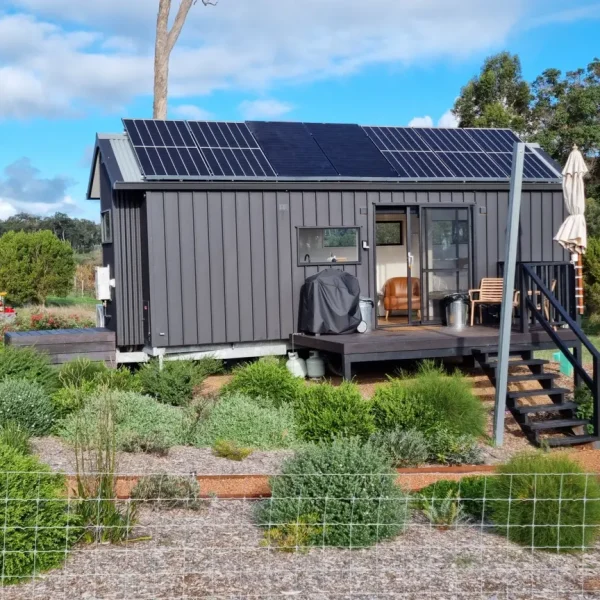 Best solar and battery installation on a tiny home in the Margaret River Region
