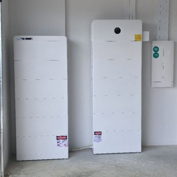 off grid solar capacity good we large battery stack installer electrician